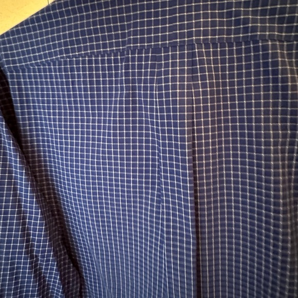 Ⓜ️Men's XL Polo🏇 - Royal Blue check with white buttons - Excellent Condition! - Picture 3 of 3